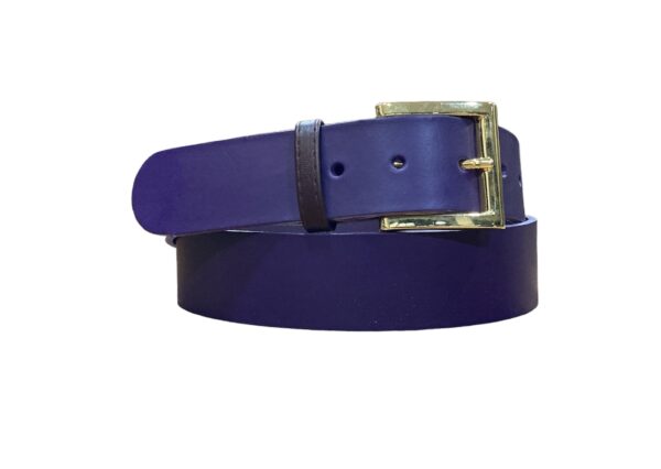 Cinturón unisex -Hebilla oro-Cuero auténtico - Imagen 2