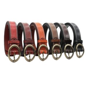 Cinturón mujer - autentico cuero-25mm